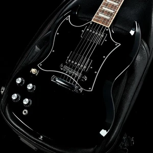 Gibson SG Standard Black Left-handed Hand 2024 Electric Guitar Used From Japan - Picture 1 of 11