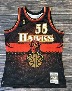 Camiseta para hombre Mitchell & Ness NBA Swingman Road Atlanta Hawks 96 Dikembe Mutombo L - Imagen 1 de 10