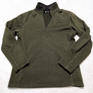Eddie Bauer Pullover Sweater Jacke 1/4 Zip olivgrün Herren M - Bild 1 von 7