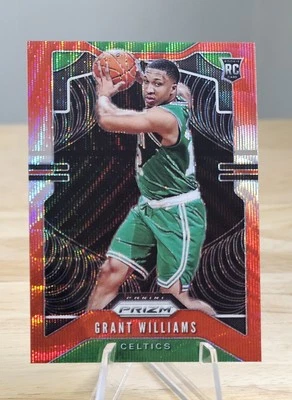 Grant Williams Boston Celtics 2019-20 Panini Prizm #267 Prizms Ruby Wave  - Image 1 of 2