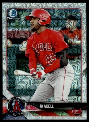 2018 Bowman Chrome Prospects Jo Adell Los Angeles Angels #BCP136 - Image 1 of 2
