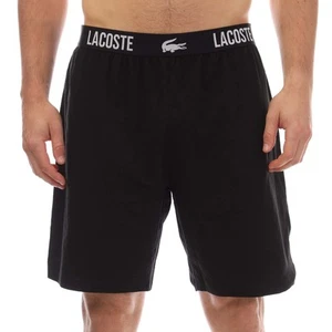 Men's Lacoste Soft Cotton Pyjama Shorts in Black - Picture 1 of 3