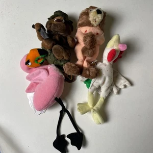 Maranies Series 2 Plush Set Bear Flamingo Chicken Toy Factory Stuffed Animal - Picture 1 of 7