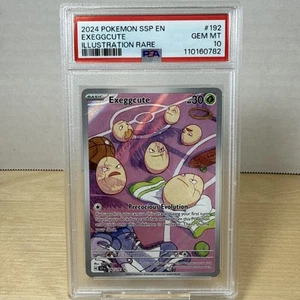 Exeggcute 192/191 Sv08: Surging Sparks Holo PSA 10 GEM MINT - Picture 1 of 3