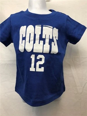 New Minor Flaw Indianapolis Colts #12 Andrew Luck Kids Size 2T NFL Apparel Shirt - Image 1 of 4