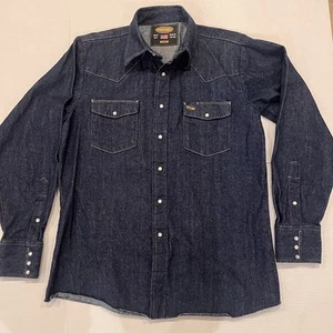 CAMISA WESTERN VAQUERA DE ALTA RESISTENCIA MARCA WHITEKNUCKLER Perla a Presión Mediana Hecha en EE. UU. - Imagen 1 de 11