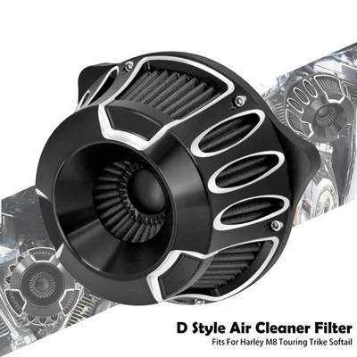 CNC Air Cleaner Filter Grey Element For Harley 17-2025 Touring Road Street Glide - Image 1 of 4
