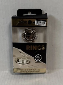 Case-Mate Metal Finger Loop 360 Rotating Ring and Stand for Phones - Silver - Photo 1 sur 4