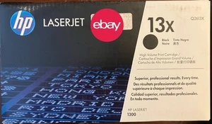 Czarny toner HP 13X - Q2613X - HP OEM uszczelniony - LaserJet 1300+ -Nowy* - Zdjęcie 1 z 5