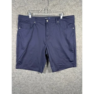 IZOD Modern Fit Men's Size 40 Navy Blue Flat Front Golf Shorts - Picture 1 of 8