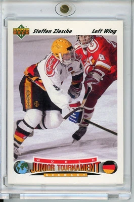 1991-92 Upper Deck Czech World Juniors #679 Steffen Ziesche - Image 1 of 2