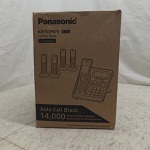 Panasonic Telefono Cordless con Blocco Chiamate, Bluetooth, Risposta, KX-TGF975B - Foto 1 di 3