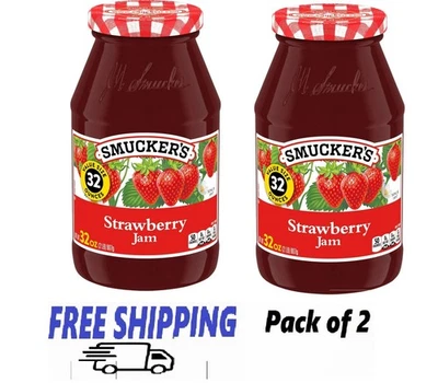 (Pack de 2) Mermelada de Fresa Smucker's, 32 Onzas Foto 1 de 4
