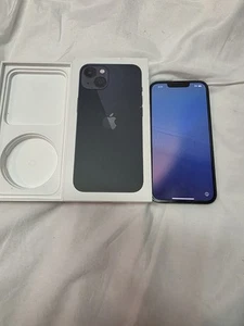 Unlocked iPhone 13 128GB Black With Box - Zdjęcie 1 z 14