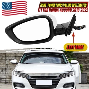 Espejo retrovisor lateral del conductor para Honda Accord 2018-2022 con punto ciego térmico 76258-TVA-A42 - Imagen 1 de 17