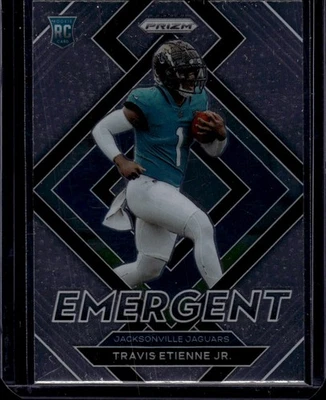 2021 Panini Prizm Emergent #E-14 Travis Etienne Jr. Jacksonville Jaguars - Image 1 of 2