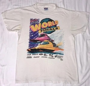 VTG 1996 Coors Light World Finals Power Boat Racing Single Stitch (M) T Shirt - Picture 1 of 8
