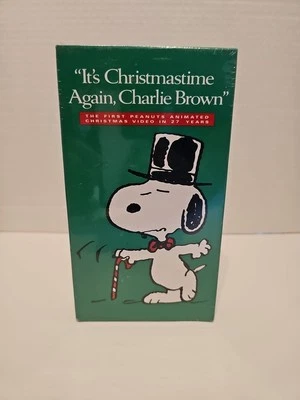 “It's Christmas time Again, Charlie Brown” VHS New/Sealed Children's Animation  - Image 1 of 4