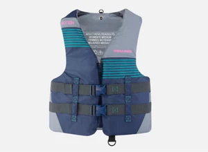 Sea-Doo Womens Motion PFD Life Jacket Pink, Black, Blue SIZE: 2XLARGE 2868031489 - Picture 1 of 4