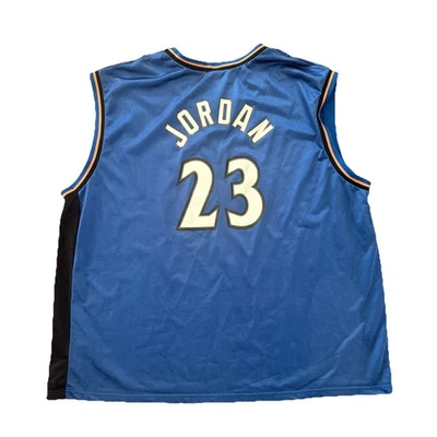 Camiseta Washington Bullets Michael Jordan 2XL 52 Champion Hombre’s Azul Foto 1 de 4