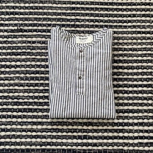 Go Gently Nation Kids Grey White Stripe Cuff Sleeve Shirt Dress 4T - Picture 1 of 6