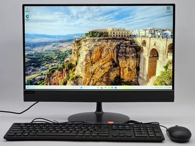 Lenovo 520-22ICB - 21.5" Touchscreen AIO - i3-8100T 4GB RAM 1TB HDD - Win 11 - Image 1 of 4