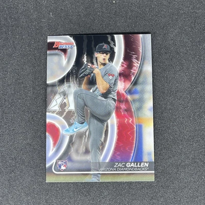 2020 Bowman's Best #35 Zac Gallen RC Arizona Diamondbacks - Image 1 of 2