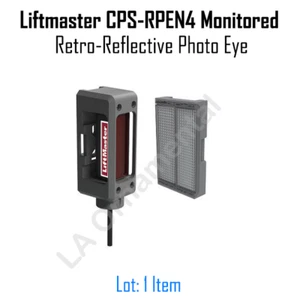 Liftmaster CPS-RPEN4 Monitored Retro-Reflective Photo Eye - Picture 1 of 3