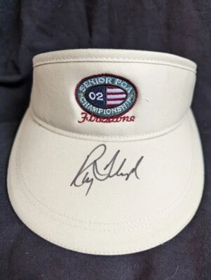 Ray Floyd Raymond Senior 2002 PGA Golf Hall Fame Signed Autograph Hat Visor New - Image 1 of 3