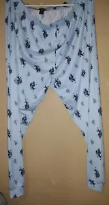 Ralph Lauren Mens Logo-Print Pajama Lounge Pants, Blue 3X - Picture 1 of 4