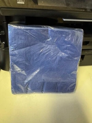 Touch Of Color Paper Lunch Napkins, Navy 3-Ply 50ct. New! - Image 1 of 2