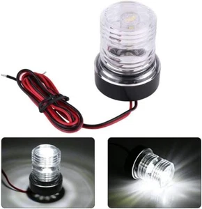 Marine Boat Yacht Stern Anchor Navigation LED Light 360 Degree All Round White - Picture 1 of 7
