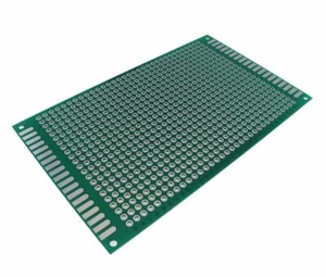 9x15CM einseitige Prototypplatte perforiert Durchgangsloch - 3,81 mm Rastermaß - Bild 1 von 1