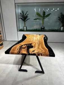 "Handmade Epoxy Resin Table – Dining & Coffee Table | Unique Home Decor" - Picture 1 of 8