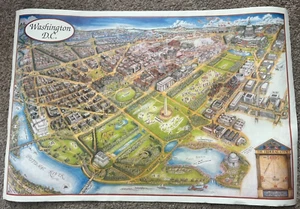 1995 Washington DC Bildkarte 17" x 11" - Bild 1 von 5