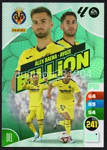 BILLION VILLARREAL CF EDICION LIMITADA 2024-25 CROMO PANINI ADRENALYN LIGA 24/25 - Imagen 1 de 2