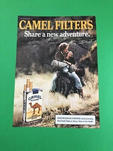 CIGARRILLOS CAMEL ORIGINALES VINTAGE 1 PÁGINA ANUNCIO IMPRESO ANUNCIO BB9 - Imagen 1 de 1