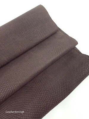 Mulch Pitonato Embossed Texture Amazing Snake Relief Leather LFC - Image 1 of 3