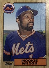 1987 Topps Mookie Wilson New York Mets #625 NMMT