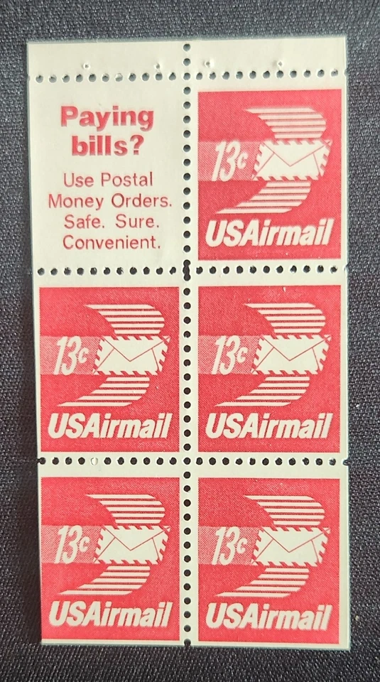 US Scott C79a - Letter - MNH - 1973 Issue - Pane of 5 - Image 1 of 1