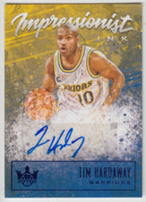 2019-20 Panini Court Kings Tim Hardaway Impressionist Ink Purple Auto 3/5 SP