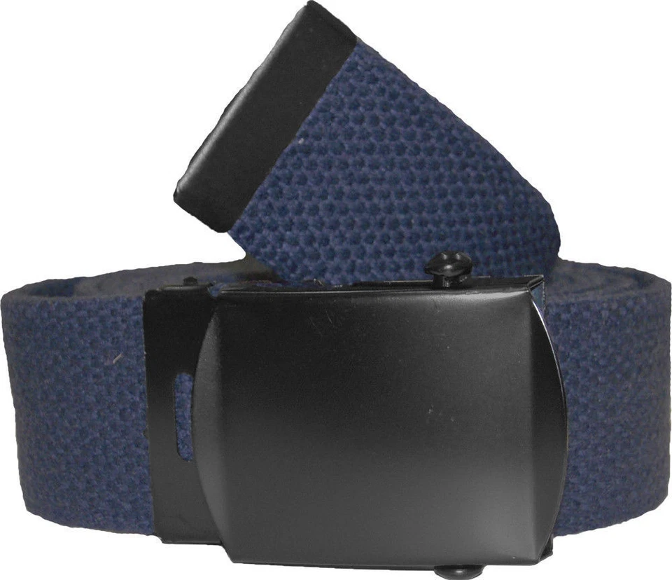 Rothco Black 54 Inch Military Web Belt W/black Buckle