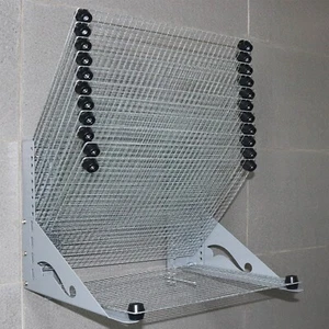 12 Schichten Wand Fixed Push und Flip-Open Zweizweck Trockengestell 16,87 * 24,21 Zoll - Bild 1 von 9