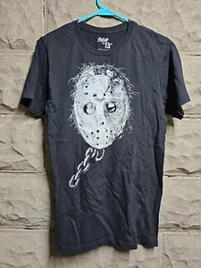 Halloween Freitag der 13. Jason Voorhees schwarzes T-Shirt Größe M Medium - Bild 1 von 6