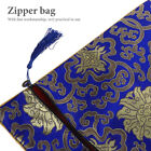  2pcs Chinese Style Zipper Bag Multi-purpose Small Books Notebooks Bibble