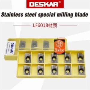 APMT160420PDER-H2 LF6018 R0.8 CNC Carburo Fresado Inserto Para Acero Inoxidable - Imagen 1 de 3