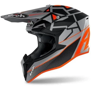 Airoh Wraap Mood Motocross Helmet MX Off Road Motorcross Graphic Lid - Picture 1 of 8