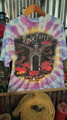 Pink Floyd Roger Waters In The Flesh Tour 1999 Camiseta Tie-Dye Adulto Talla XL Foto 1 de 4