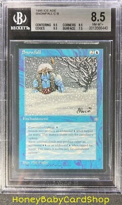 MTG Ice Age 1995 Snowfall BGS 8.5 NM/MT+ Silver Age Iconic Staple - Image 1 of 4