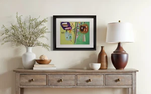 Wassily KANDINSKY Double Lithograph Limited Edition w/Frame Included - Picture 1 of 5